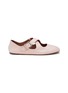 Main View - Click To Enlarge - ALAÏA - Crinkle Effect Patent Leather Ballerina Flats