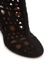 Detail View - Click To Enlarge - ALAÏA - 100 Vienne Perforated Suede Boots