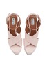 Detail View - Click To Enlarge - ALAÏA - 140 Patent Leather Platform Sandals