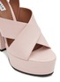 Detail View - Click To Enlarge - ALAÏA - 140 Patent Leather Platform Sandals