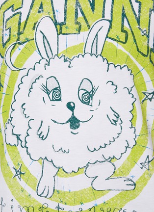  - GANNI - Bunny Time Traveller T-Shirt