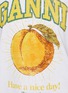  - GANNI - Peach Graphic T-Shirt