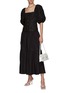 Figure View - Click To Enlarge - GANNI - Jacquard Puff Sleeve Blouse