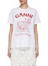 Main View - Click To Enlarge - GANNI - Cat Print T-Shirt