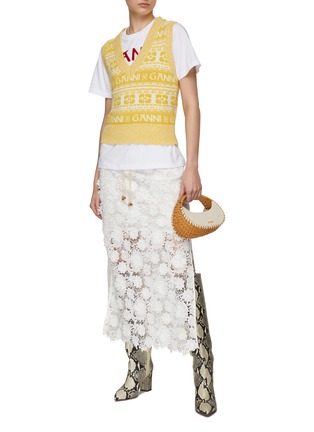 Figure View - Click To Enlarge - GANNI - Cat Print T-Shirt