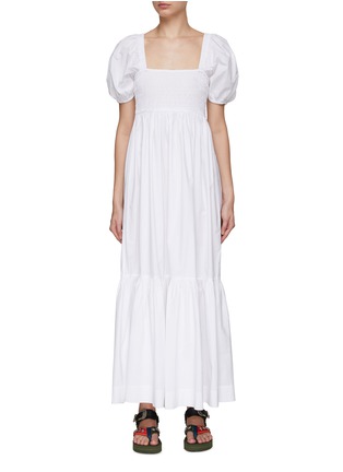 Main View - Click To Enlarge - GANNI - Puff Sleeve Maxi Dress