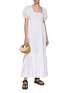 Figure View - Click To Enlarge - GANNI - Puff Sleeve Maxi Dress