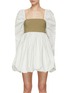 Main View - Click To Enlarge - GANNI - Balloon Taffeta Mini Dress