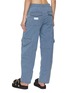 Back View - Click To Enlarge - GANNI - Striped Denim Cargo Pants