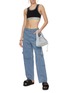 Figure View - Click To Enlarge - GANNI - Striped Denim Cargo Pants