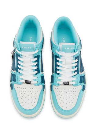 Detail View - Click To Enlarge - AMIRI - Skel Top Low Top Leather Sneakers