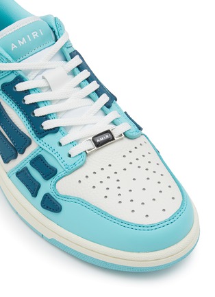 Detail View - Click To Enlarge - AMIRI - Skel Top Low Top Leather Sneakers