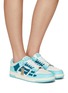 Figure View - Click To Enlarge - AMIRI - Skel Top Low Top Leather Sneakers