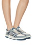 Figure View - Click To Enlarge - AMIRI - Skel Top Low Top Leather Sneakers