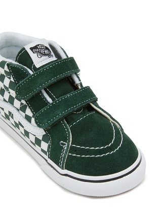 Detail View - Click To Enlarge - VANS - Checkerboard Velcro Toddlers High Top Sneakers