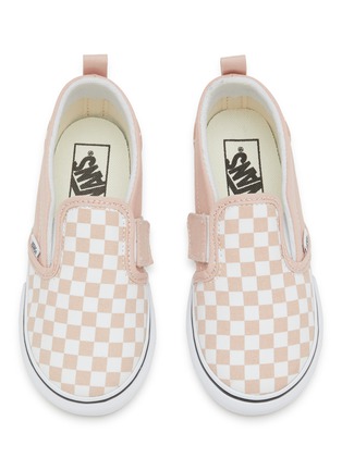 Figure View - Click To Enlarge - VANS - Checkerboard Toddlers Slip On Sneakers