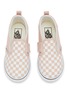 Figure View - Click To Enlarge - VANS - Checkerboard Toddlers Slip On Sneakers