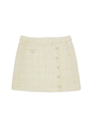 Main View - Click To Enlarge - SELF-PORTRAIT - Kids Boucle Mini Skirt