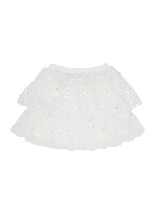 Figure View - Click To Enlarge - SELF-PORTRAIT - Kids Embellished Mini Skirt
