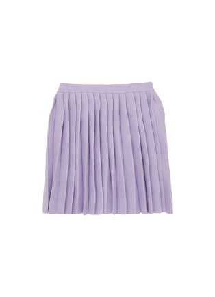 Main View - Click To Enlarge - SELF-PORTRAIT - Kids Pleated Knit Skirt
