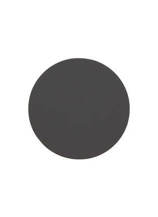 Main View - Click To Enlarge - THE CONRAN SHOP - Cuero Round Coaster — Black