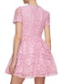 Back View - Click To Enlarge - SELF-PORTRAIT - Floral Lace Mini Dress