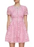 Main View - Click To Enlarge - SELF-PORTRAIT - Floral Lace Mini Dress