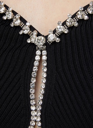  - SELF-PORTRAIT - Diamante Knit Mini Dress