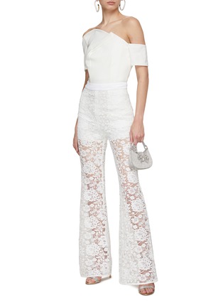 Figure View - Click To Enlarge - SELF-PORTRAIT - Lace Trousers