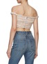 Back View - Click To Enlarge - SELF-PORTRAIT - Sequin Boucle Top