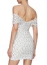 Back View - Click To Enlarge - SELF-PORTRAIT - Polka Dot Off Shoulder Mini Dress