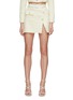 Main View - Click To Enlarge - SELF-PORTRAIT - Belted Bouclé Mini Skirt
