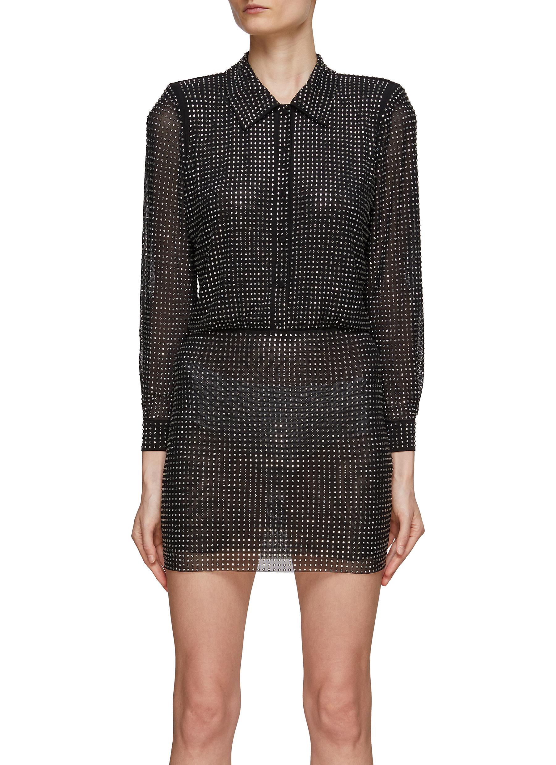 Self portrait shirt 2025 dress
