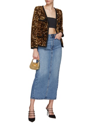 Figure View - Click To Enlarge - SELF-PORTRAIT - Sequin Embellished Jacket