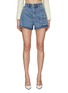 Main View - Click To Enlarge - SELF-PORTRAIT - High Rise Denim Shorts