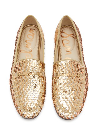 Sam edelman gold loafers discount