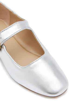 Detail View - Click To Enlarge - SAM EDELMAN - Michael Leather Kids Mary Jane Flats