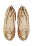 Figure View - Click To Enlarge - SAM EDELMAN - Felicia Sequin Kids Ballerina Flats