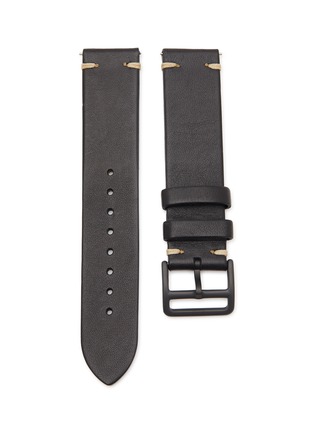 Main View - Click To Enlarge - CUSTOM T. WATCH ATELIER - Steel Pin Buckle Leather Watch Strap