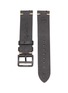 Figure View - Click To Enlarge - CUSTOM T. WATCH ATELIER - Steel Pin Buckle Leather Watch Strap