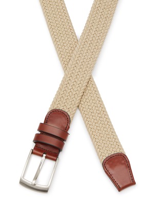 Detail View - Click To Enlarge - MAGNANNI - ‘Nadal’ Solid Woven Belt