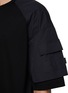 - JUUN.J - Nylon Layered Cotton T-Shirt