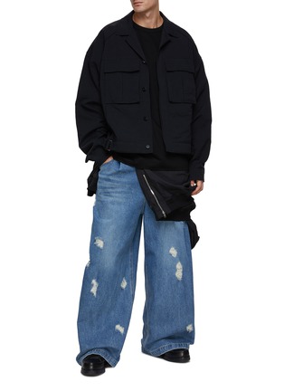 Figure View - Click To Enlarge - JUUN.J - Nylon Shirt Jacket
