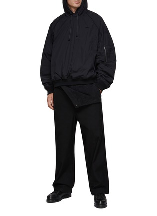 Figure View - Click To Enlarge - JUUN.J - Nylon Hoodie