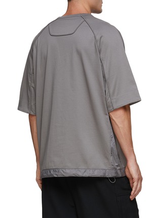 Back View - Click To Enlarge - JUUN.J - Drawstring Hem Logo T-Shirt