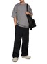 Figure View - Click To Enlarge - JUUN.J - Drawstring Hem Logo T-Shirt
