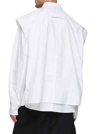 Back View - Click To Enlarge - JUUN.J - Layered Cotton Shirt