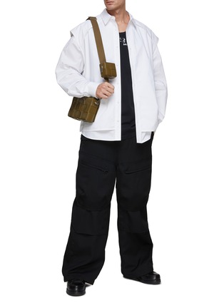 Figure View - Click To Enlarge - JUUN.J - Layered Cotton Shirt