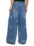 Back View - Click To Enlarge - JUUN.J - Distressed Wide Leg Jeans