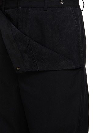  - JUUN.J - Layered Front Cotton Nylon Blend Pants